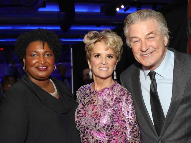Stacey Abrams and Alec Baldwin (Monica Schipper / Getty Images for Robert F. Kennedy Human Rights)