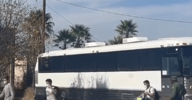 EXCLUSIVE VIDEO: Border Patrol Releases Single Adult Migrants into Texas
