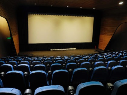 A theater sits empty shortly before the start of a scheduled film showing, attended by a half dozen people, at the Cineteca Nacional, Mexico's film archive, in Mexico City, Wednesday, Aug. 12, 2020. After being closed for nearly five months amidst the ongoing coronavirus pandemic, movie theaters in the capital …