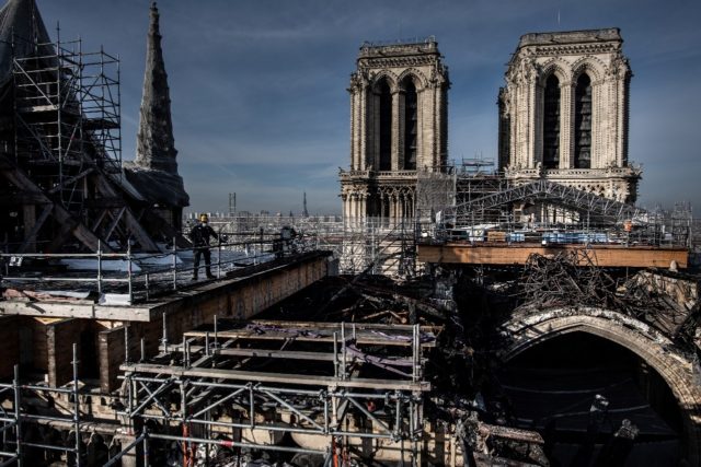 Church authorities sat the refurishment of the interior of Notre-Dame will offer visitors