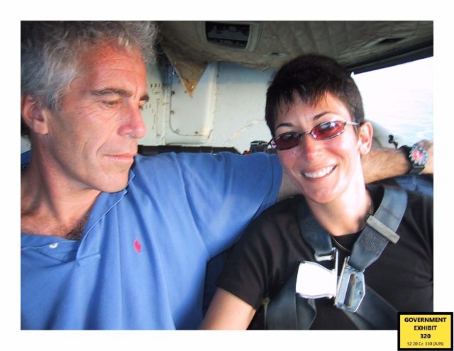 Ghislaine Maxwell's defense it seeking to persuade a New York jury that their client (R) did not recruit and sexually abuse girls with the late financier Jeffrey Epstein