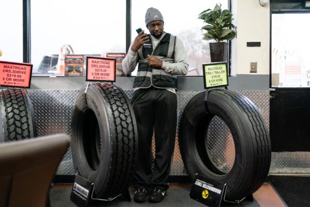 Truck driver Desi Wade is in his element coaching junior drivers, bantering with warehouse