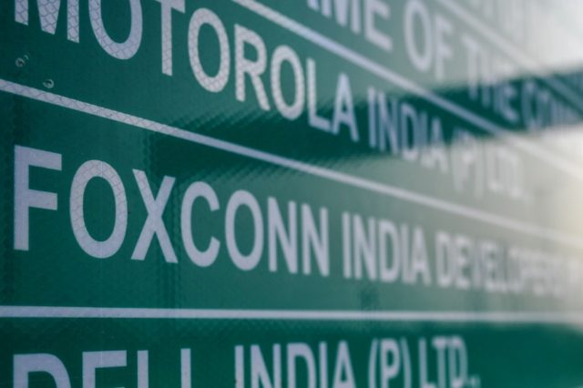 Apple has placed the Indian plant of its main supplier Foxconn 'on probation' after a food