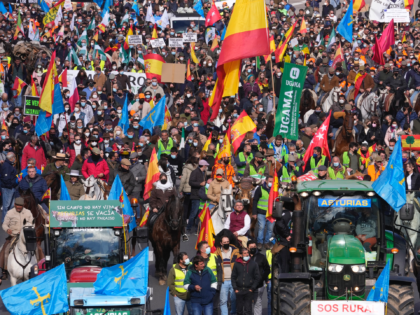 Madrid: Thousands of Farmers Protest Against Spain’s Socialist Green Agenda