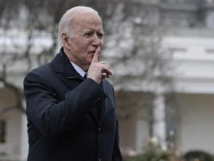 WASHINGTON, DC - DECEMBER 08: U.S. President Joe Biden stops to talk to reporters before departing the White House December 08, 2021, in Washington, DC. According to the White House, Biden is traveling to Kansas City, Missouri, to talk about how the Bipartisan Infrastructure Law will aid in the repair …