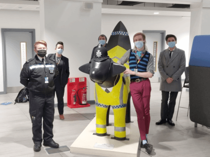 British Police Force’s LGBT+ Network Unveils Creepy Cow Mascot