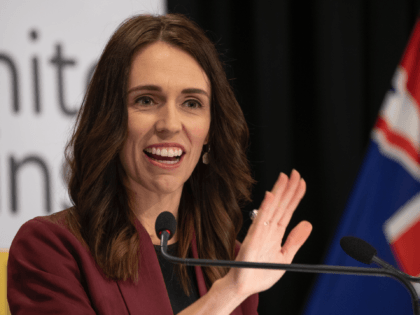 WELLINGTON, NEW ZEALAND - APRIL 08: Prime Minister Jacinda Ardern during the media update at Parliament on April 8, 2020 in Wellington, New Zealand. New Zealand has been in lockdown since Thursday 26 March following tough restrictions imposed by the government to stop the spread of COVID-19 across the country. …