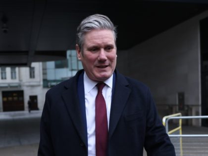 5LONDON, ENGLAND - JANUARY 16: Labour Party leader Keir Starmer takes his departure follow