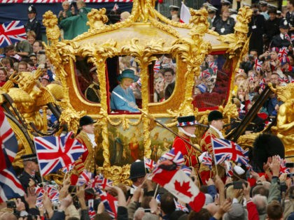Queen Elizabeth at Golden Jubilee Parade