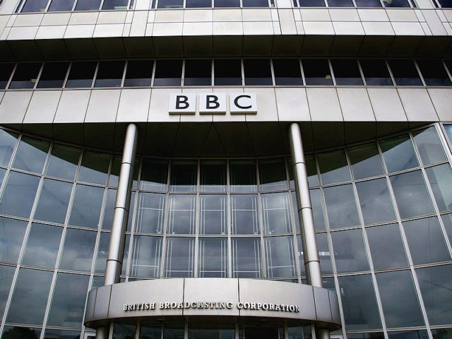 LONDON - JULY 22: The exterior of the BBC building is seen at their Shepherds Bush headquaters July 22, 2003 in London. The BBC is preparing to defend its correspondent Andrew Gilligan against attacks directed by Downing Street and to prove that it accurately reported the comments of Dr David …