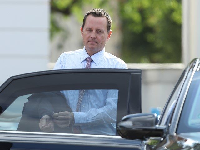 GRANSEE, GERMANY - JULY 06: U.S. Ambassador Richard Grenell departs after attending a rece