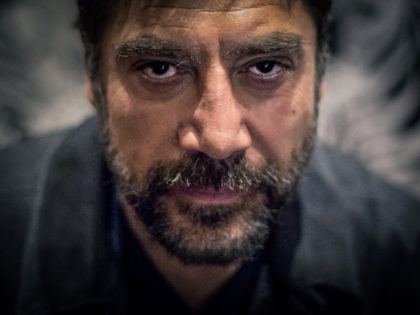 Spain's actor Javier Bardem poses on the sidelines of the Spanish movies festival in Nantes, western France, on April 1, 2019. (Photo by LOIC VENANCE / AFP) (Photo by LOIC VENANCE/AFP via Getty Images)