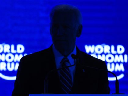 Joe Biden silhouette (Fabrice Coffrini / AFP / Getty)