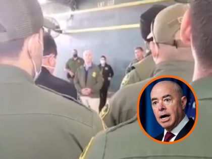 DHS Secretary Alejandro Mayorkas faces sharp criticism from U.S. Border Patrol agents in L