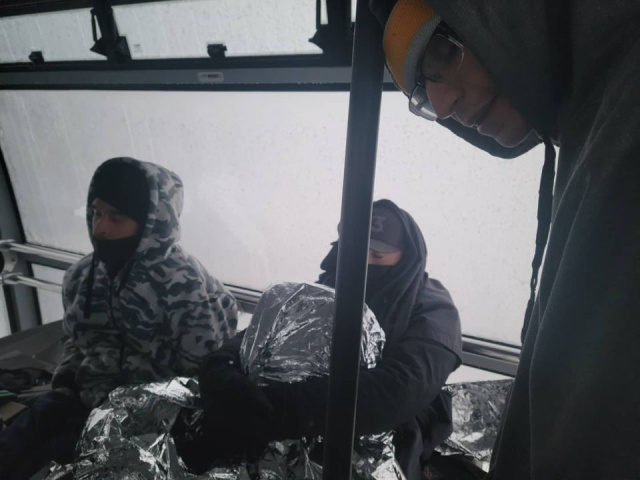 Several people were reportedly stuck on the Sandia Peak Tramway in Albuquerque, New Mexico, because of icy weather conditions on Friday, according to KRQE.
