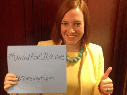 Jen Psaki hashtag Ukraine (Twitter)