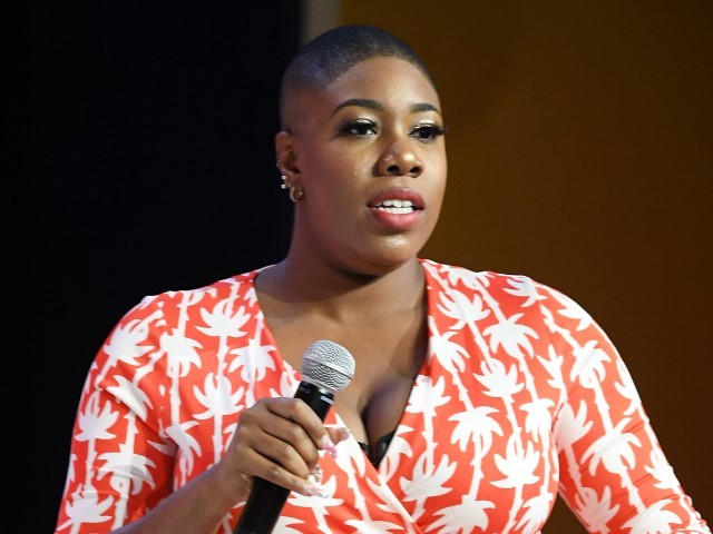 NEW ORLEANS, LA - JULY 06: Symone Sanders speaks onstage during the 2018 Essence Festival presented by Coca-Cola at Ernest N. Morial Convention Center on July 6, 2018 in New Orleans, Louisiana.