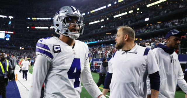 How 'bout dem Cowboys!
😆 

WATCH: Cowboys Season Ends in the Most Cowboys Way Ever https://www.brei...