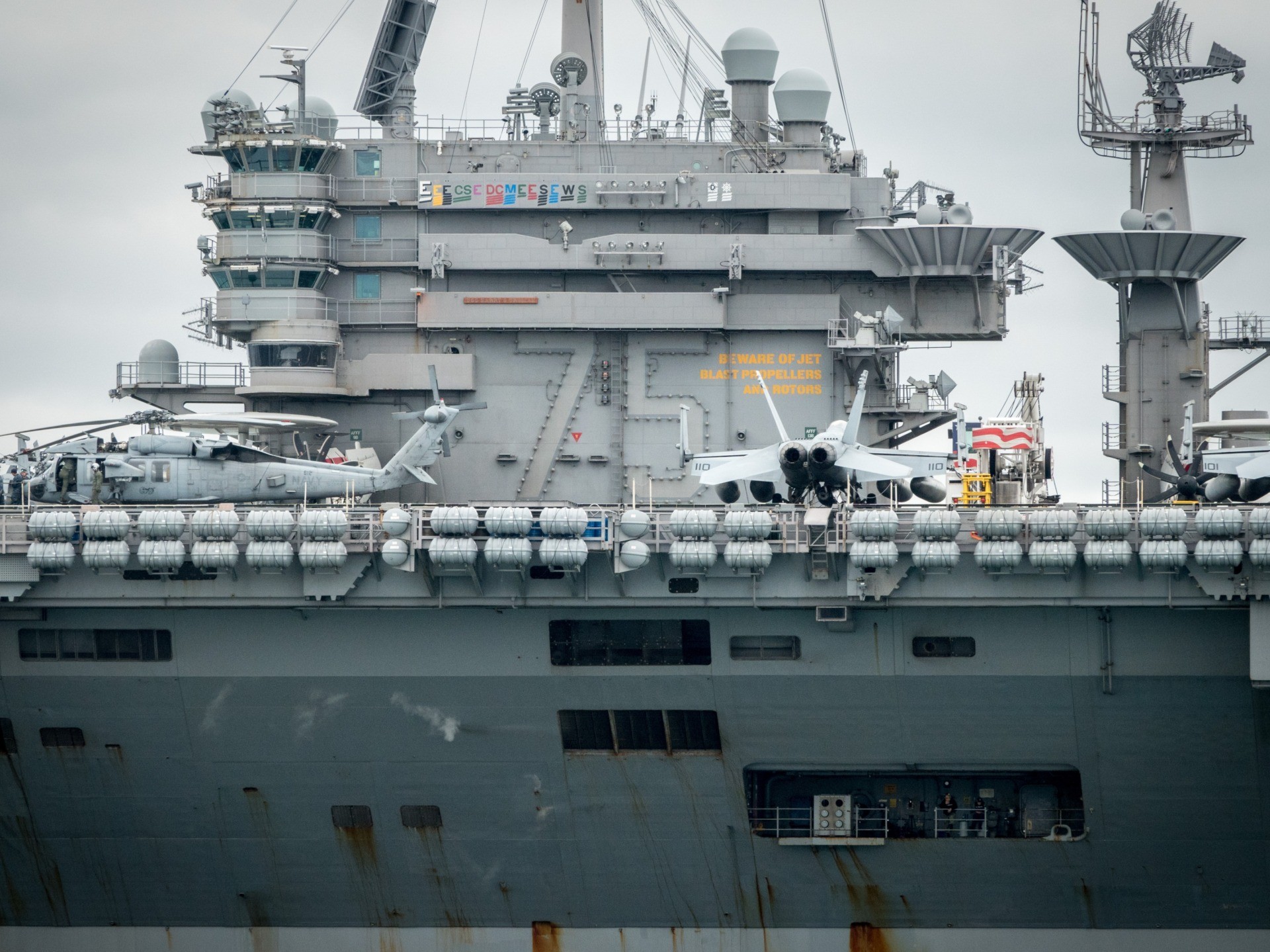 U.S Aircraft Carrier Strike Group Heads for Mediterranean amid Russia Threats - Vimarsana News