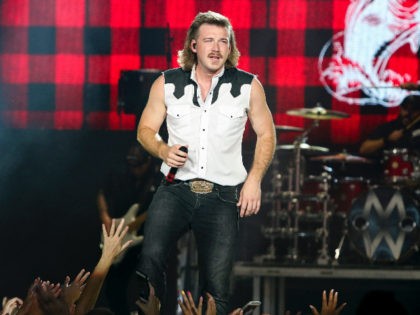 Morgan Wallen performs during the Can't Say I Ain't Country Tour at Cellairis Amphitheatre at Lakewood on Saturday, August 31, 2019, in Atlanta. (Photo by Katie Darby/Invision/AP)