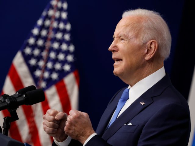 WASHINGTON, DC - JANUARY 14: U.S. President Joe Biden delivers remarks about the work bein