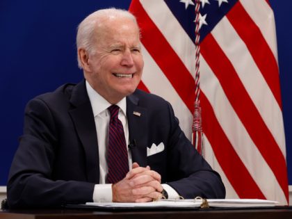 WASHINGTON, DC - JANUARY 20: U.S. President Joe Biden delivers remarks at the beginning of