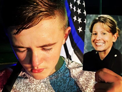 Orlando teen Zechariah Cartledge took to his local track on Sunday to run in honor of fallen Bradley, Illinois police Sgt. Marlene Rittmanic, who was fatally shot on December 29 while responding to a noise complaint at a Comfort Inn hotel.
