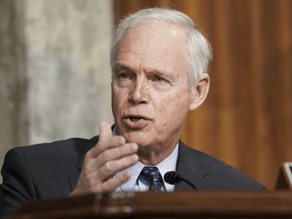 In this March 3, 2021 file photo, Sen. Ron Johnson, R-Wis., speaks at the U.S. Capitol in Washington. The Wisconsin Republican is the only senator in his party facing reelection next year in a state that backed President Joe Biden. But rather than moderate his politics to accommodate potentially shifting …