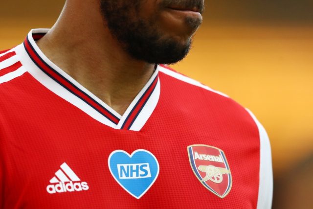 Arsenal will swap their traditional red shirts for white on Sunday to promote an anti-knif