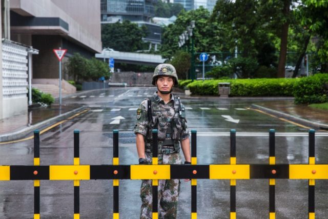 Hong Kong's PLA soldiers have become more visible -- holding frequent drills simulating crowd control and anti-terrorism operations