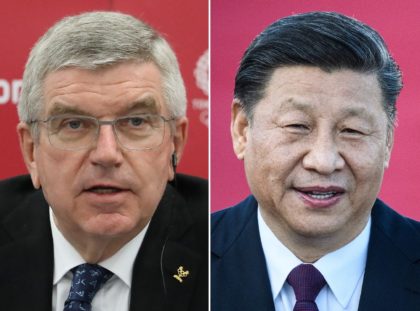 Chinese President Xi Jinping met with IOC chief Thomas Bach in Beijing
