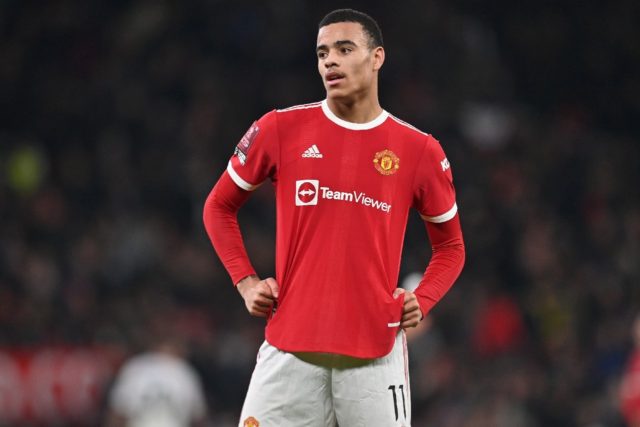 Suspended from training or playing - Manchester United striker Mason Greenwood