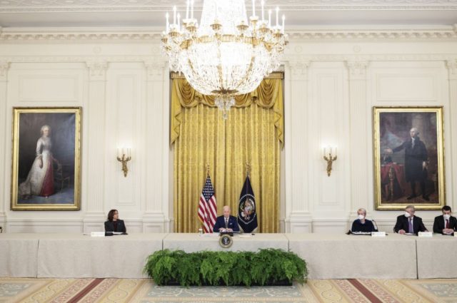 Vice President Kamala Harris urges governors to protect voting rights