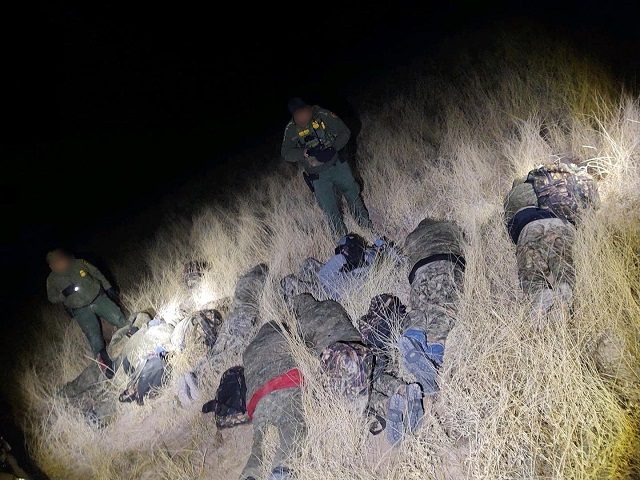 Alpine and Van Horn Station Border Patrol agents arrested a group of migrants smuggling 40