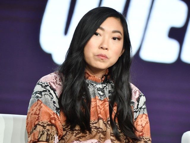 Awkwafina of "Awkwafina is Nora from Queens" speaks during the Comedy Central segment of t