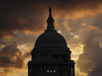 WASHINGTON, DC - SEPTEMBER 17: The U.S. Capitol is seen at sunset on September 17, 2021 in