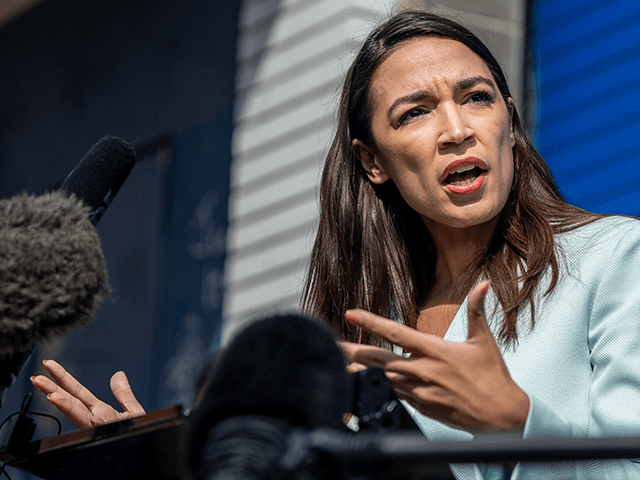 Anti-Israel Protesters Harass AOC Outside Theater: 'Call It a Genocide'