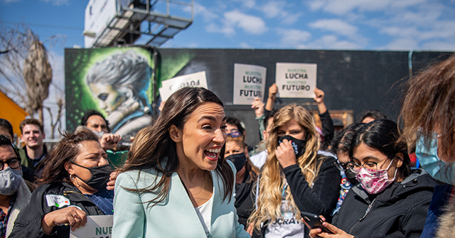 Ocasio-Cortez Says 'Texas Turning Blue Is Inevitable' During Rally