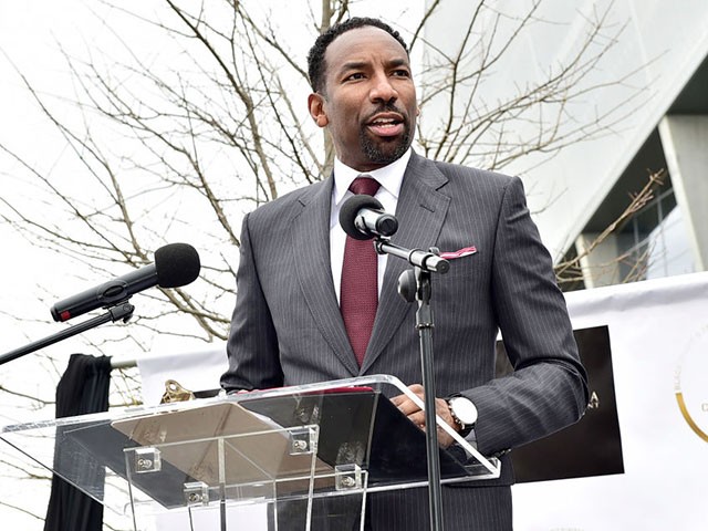 ATLANTA, GEORGIA - FEBRUARY 17: Mayor of Atlanta, Andre Dickens speaks during the Black Music and Entertainment Walk of Fame Crown Jewel of Excellence Induction Ceremony and Celebration Brunch on February 17, 2022 in Atlanta, Georgia. (Photo by Moses Robinson/Getty Images for the Black Music & Entertainment Walk Of Fame)