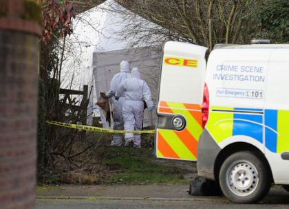 YORK, ENGLAND - JANUARY 10: Police scientific officers work at a crime scene in Alness Drive in the Woodthorpe area of York, after the death of a seven-year-old girl on January 10, 2017 in York, England. Police have arrested a 15-year-old girl who is being questioned over the incident. (Photo …