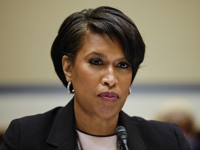 WASHINGTON, DC - MARCH 22: Washington, DC Mayor Muriel Bowser testifies at a House Oversight and Reform Committee hearing on the District of Columbia statehood bill on Capitol Hill on March 22, 2021, in Washington, DC. As the House prepares to take up the issue of statehood for the District …