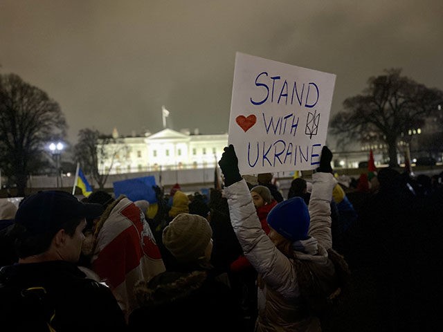 D.C. Ukraine-Russia protest, February 24, 2022