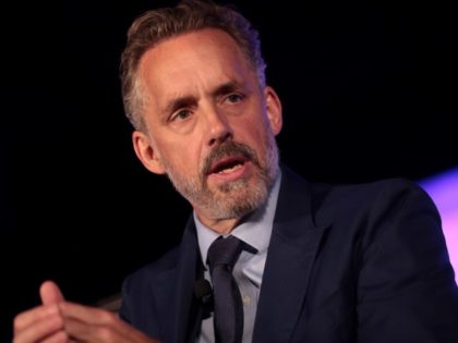 Jordan Peterson speaking with attendees at the 2018 Young Women's Leadership Summit hosted by Turning Point USA at the Hyatt Regency DFW Hotel in Dallas, Texas.