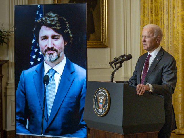 Justin Trudeau and Joe Biden (Getty)