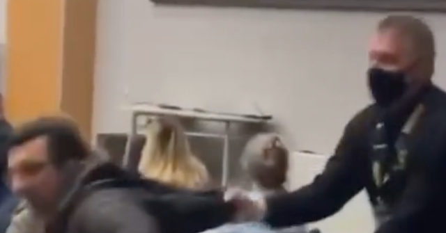 WATCH: Unmasked Father Forcibly Removed from School Board Meeting - Vimarsana News