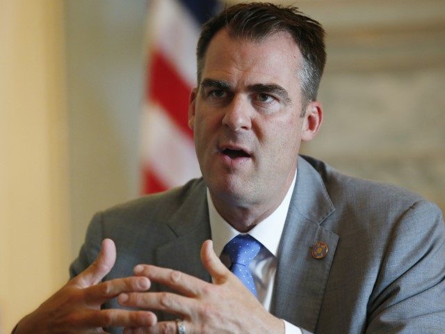 Oklahoma Governor Kevin Stitt is pictured during an interview Tuesday, July 2, 2019, in Oklahoma City.