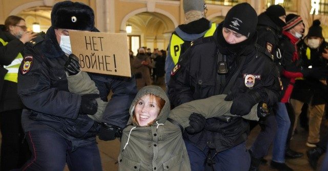 Russia Warns of 'Negative Legal Consequences' as Mass Anti-War Protests Break Out - Vimarsana News