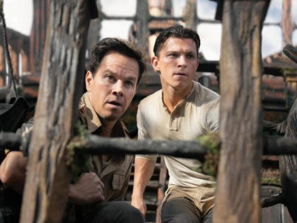 Mark Wahlberg (L) and Tom Holland (R) both star in Sony Pictures recent release of 'Uncharted,' based on the video game series of the same name. (Sony Pictures)