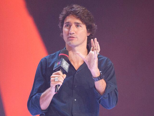 Justin Trudeau speaks during We Day at Air Canada Centre on Friday, Sept. 28, 2012, in Toronto. (Photo by Arthur Mola/Invision/AP)