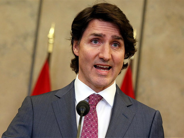 Canada's Prime Minister Justin Trudeau comments on the on going truckers mandate prot